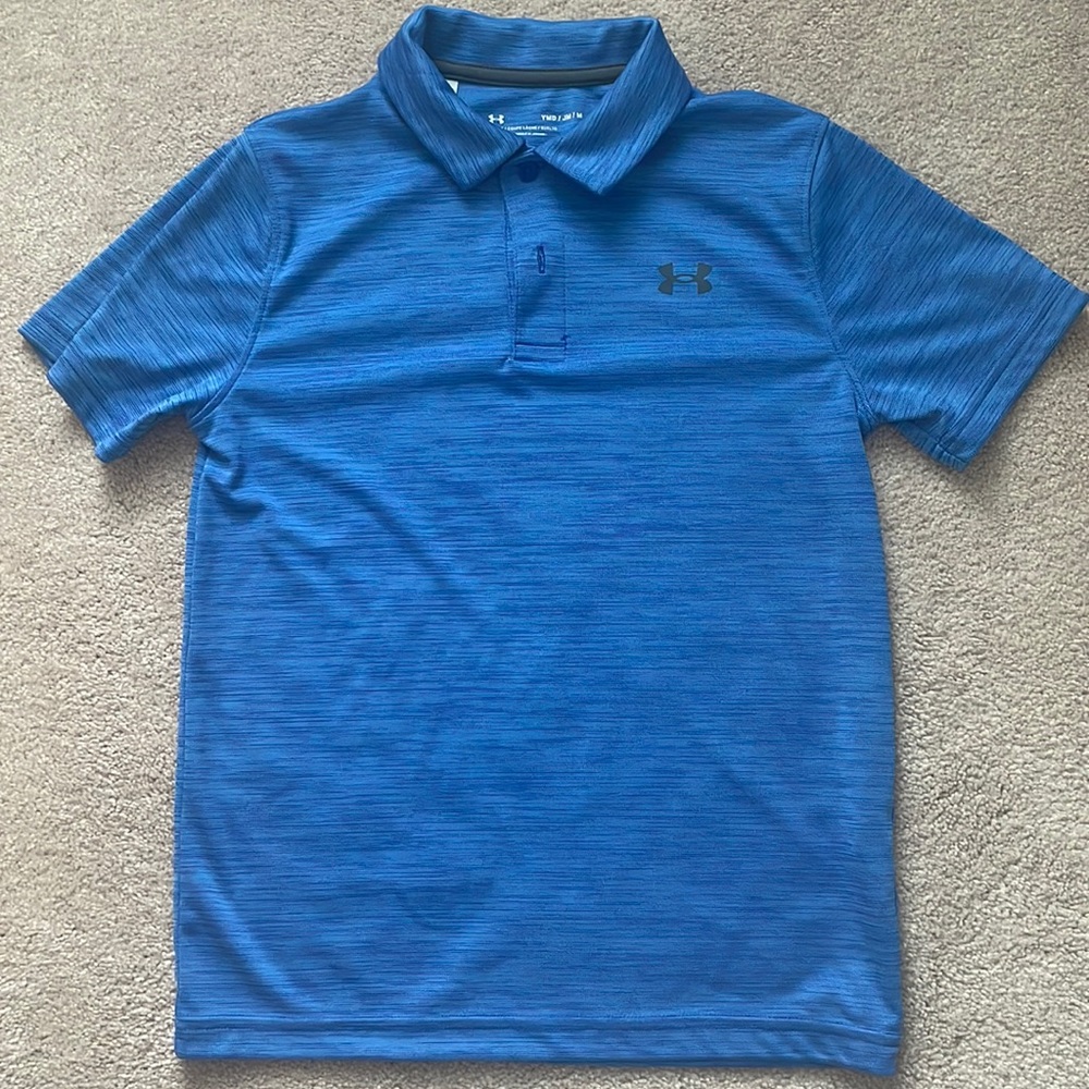 Underarmour heatgear boys size M polo